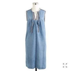 Jcrew chambray dress